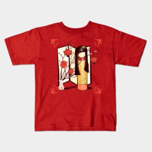 Kokeshi doll Kids T-Shirt